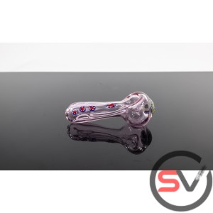PINK CORAL HAND PIPE 5inch
